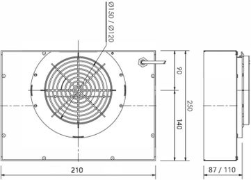 KAFCUBE400/150 KitchenAirFilter afbeelding 2