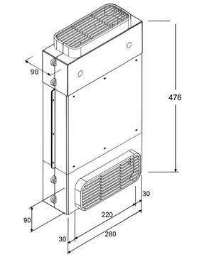 KAFL750/90X220 KitchenAirFilter afbeelding 2