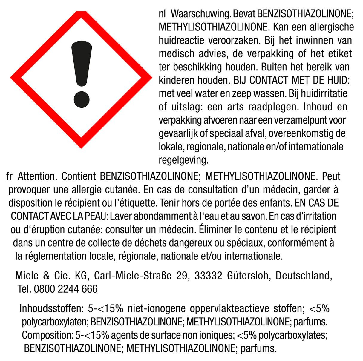 MIELE onderdeel 11772110 afbeelding 3