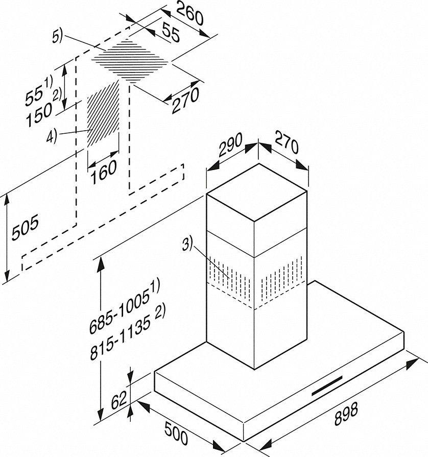 Miele afzuigkap DA4298W afbeelding 3