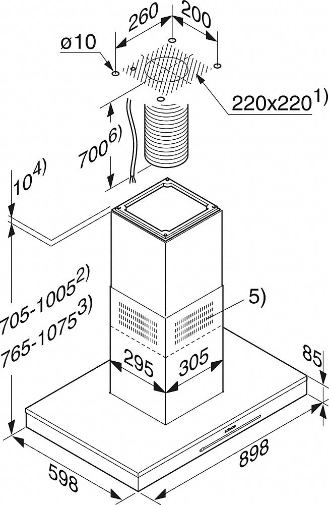 MIELE DA 6698 D  afzuigkap afbeelding 5