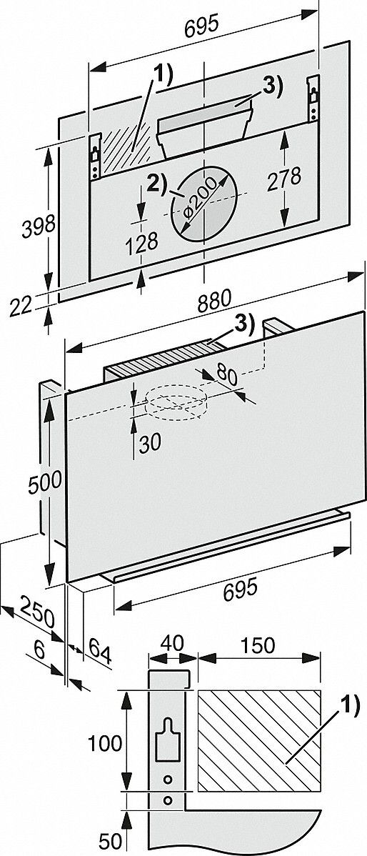 MIELE afzuigkap DA 9091 W afbeelding 3