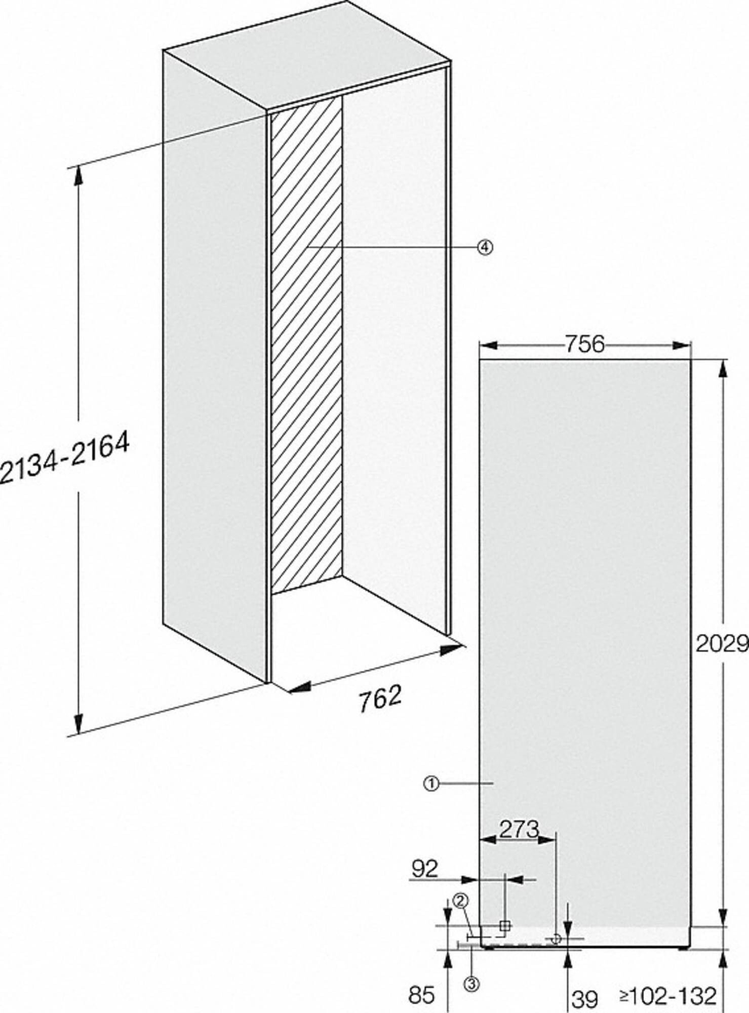 MIELE vriezer inbouw F2812 Vi afbeelding 4