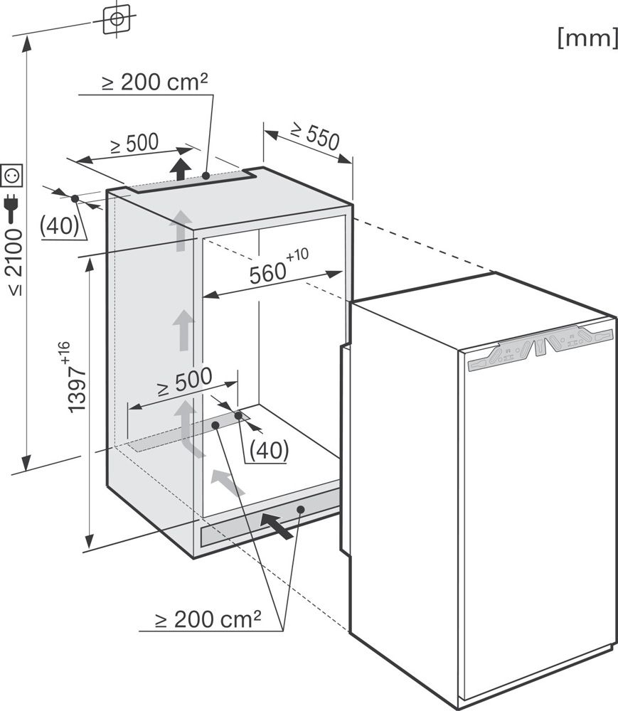 Miele vriezer inbouw FNS35402I afbeelding 4