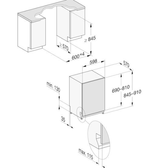 Miele vaatwasser inbouw G5078SCVIXXL afbeelding 4