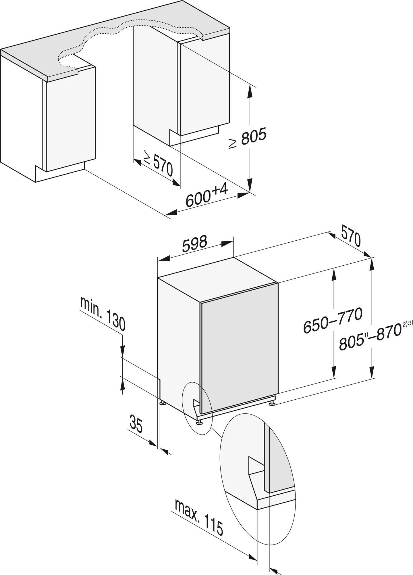 MIELE vaatwasser inbouw G 5350 SC Vi afbeelding 4