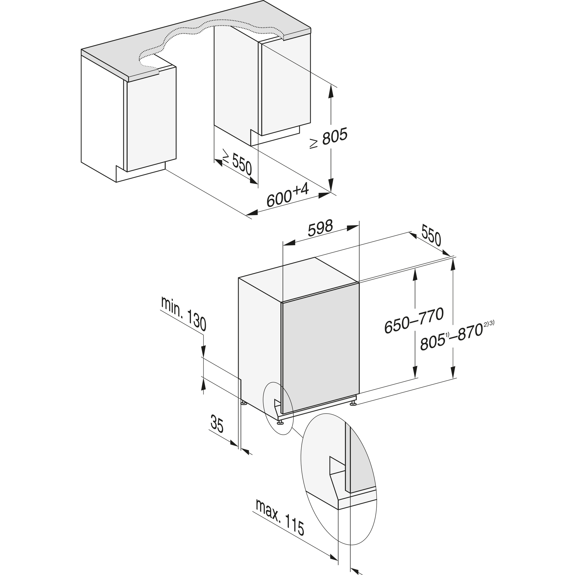 MIELE G 5350 Vi inbouw vaatwasser afbeelding 5