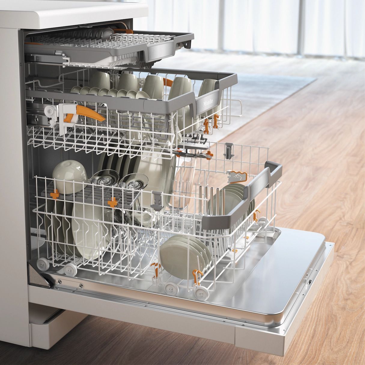 Miele vaatwasser vrijstaand G7233SCBRWS afbeelding 4