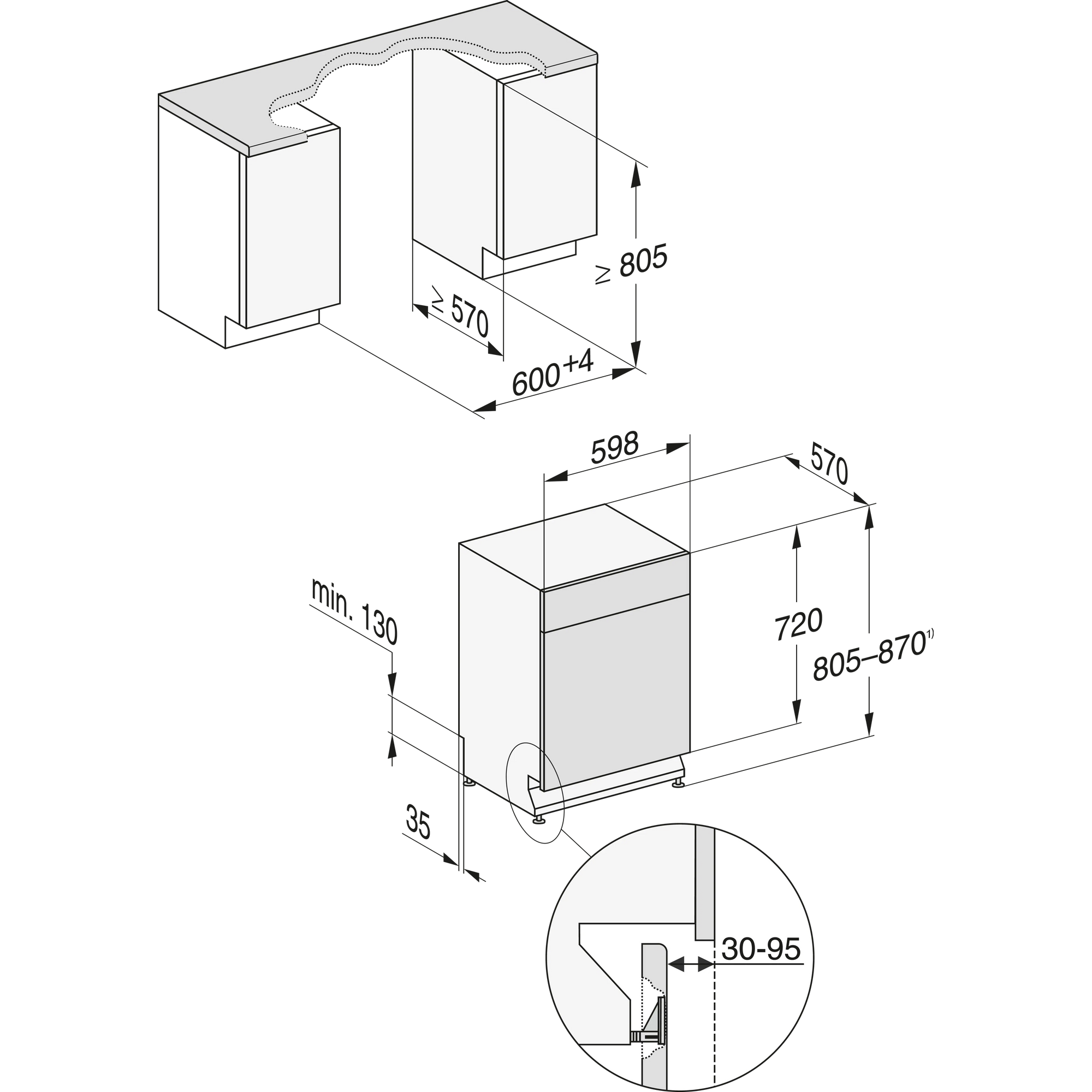 Miele G7233SCUEDCS inbouw vaatwasser afbeelding 5