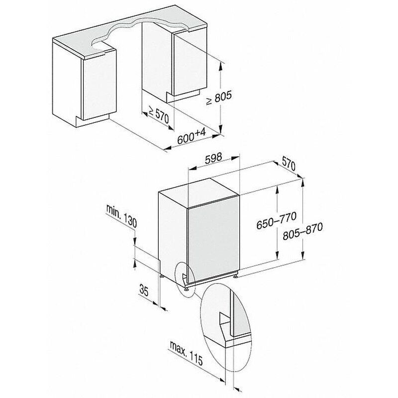 Miele G7273SCVI inbouw vaatwasser afbeelding 5