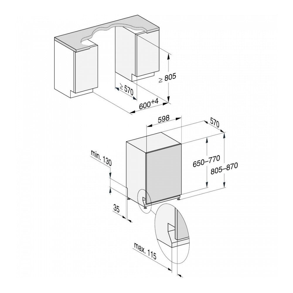 Miele G7360SCVI inbouw vaatwasser afbeelding 6