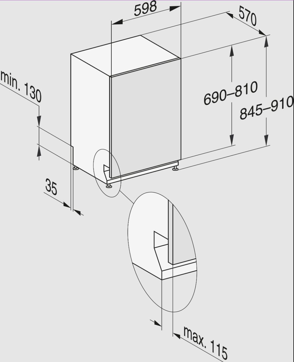 Miele G 7685 SCVi XXL FRONTFIT inbouw vaatwasser afbeelding 5