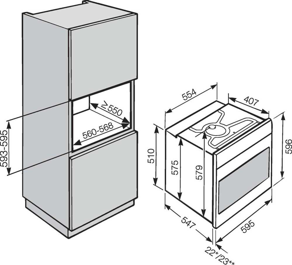 H6260BCLST Miele afbeelding 2