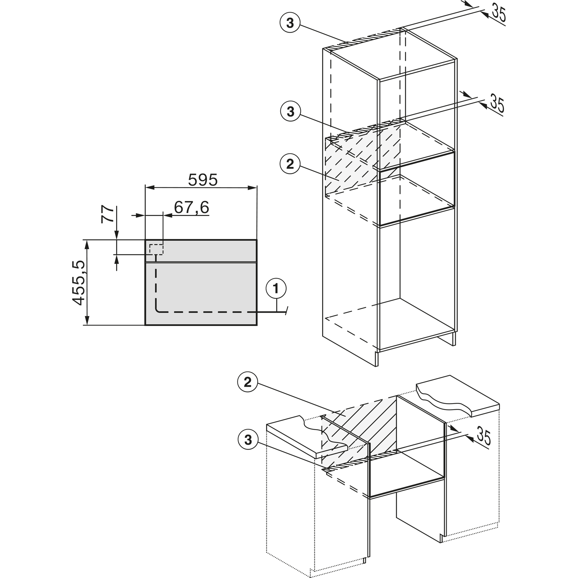 Miele H7240BMED/CLST inbouw magnetron afbeelding 6