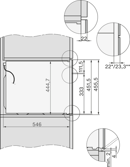 Miele H 7640 BM inbouw magnetron afbeelding 5