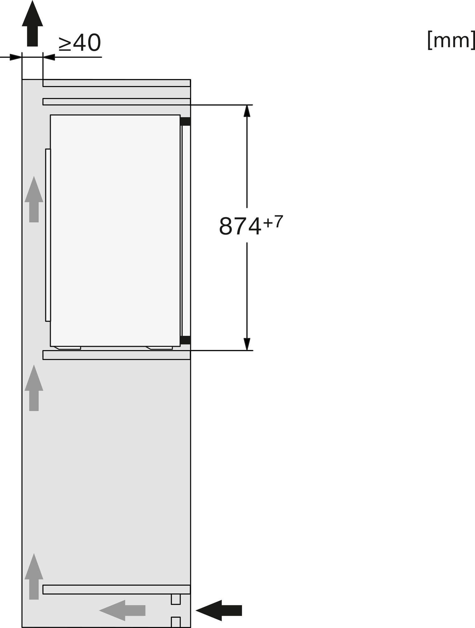 MIELE K 7114 E inbouw koelkast afbeelding 5