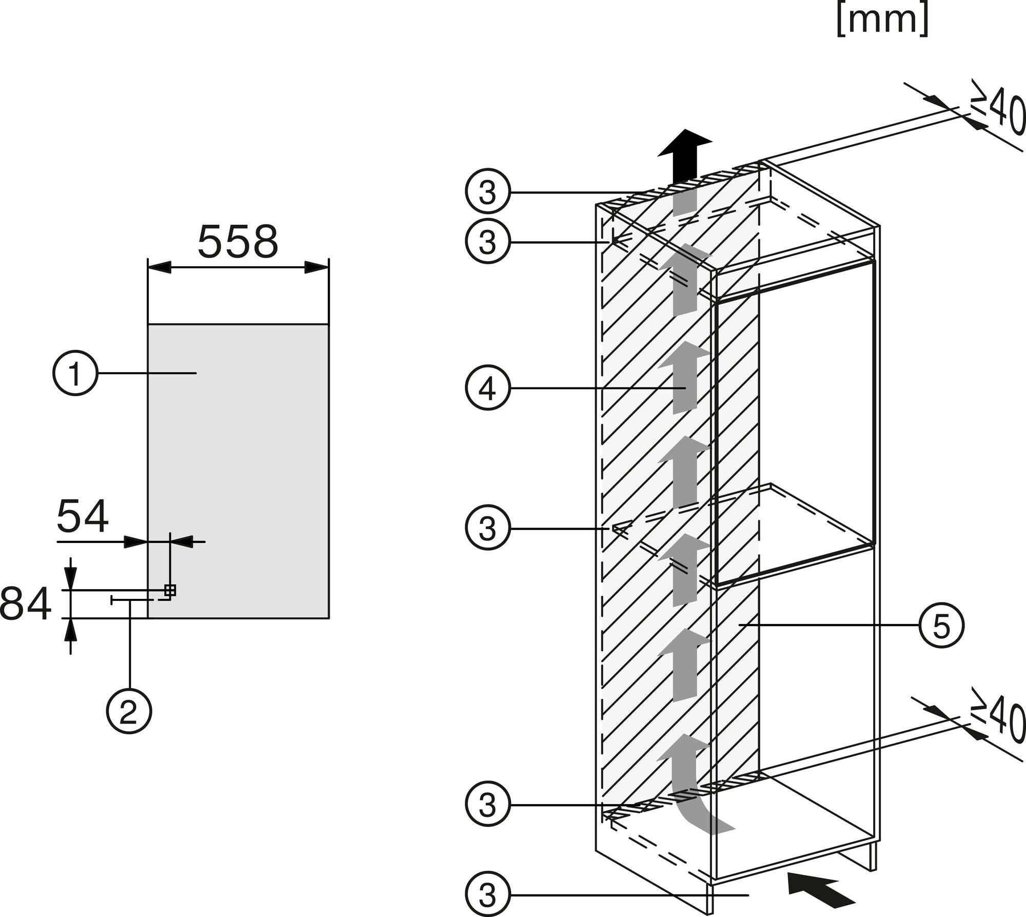 MIELE koelkast inbouw K 7114 E afbeelding 4