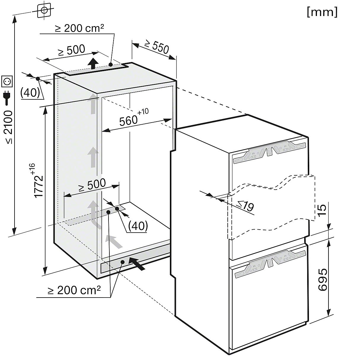 Miele koelkast KF37233ID afbeelding 3