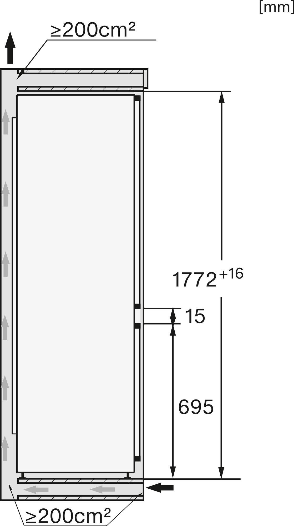 Miele koelkast inbouw KFN 7734 F afbeelding 4