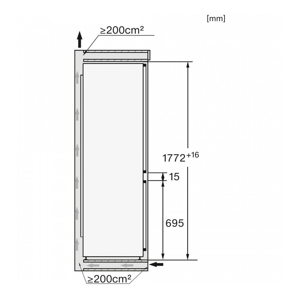 MIELE koelkast inbouw KFN�7744�E afbeelding 4