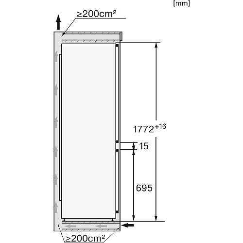MIELE koelkast inbouw KFN 7764 D afbeelding 4