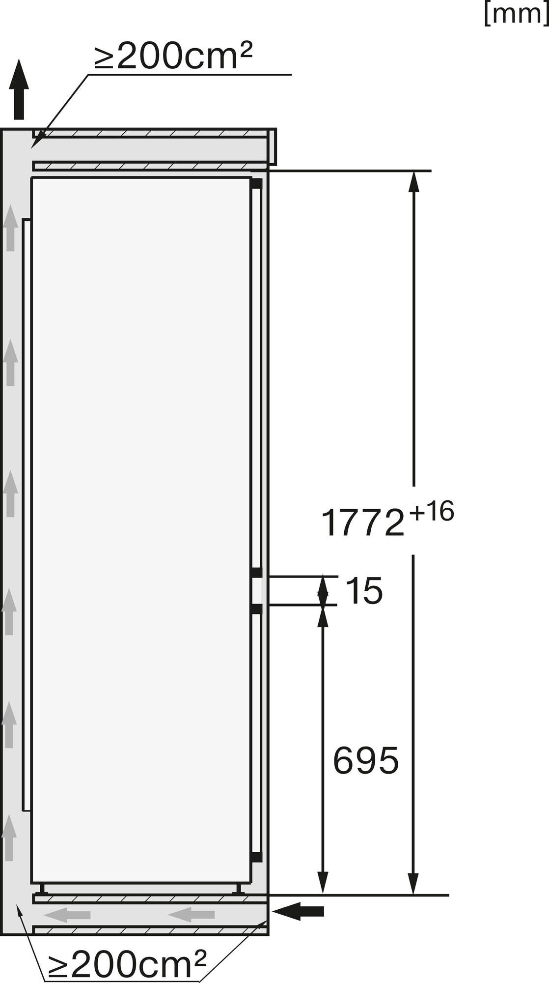 MIELE koelkast inbouw KFN 7785 D afbeelding 4