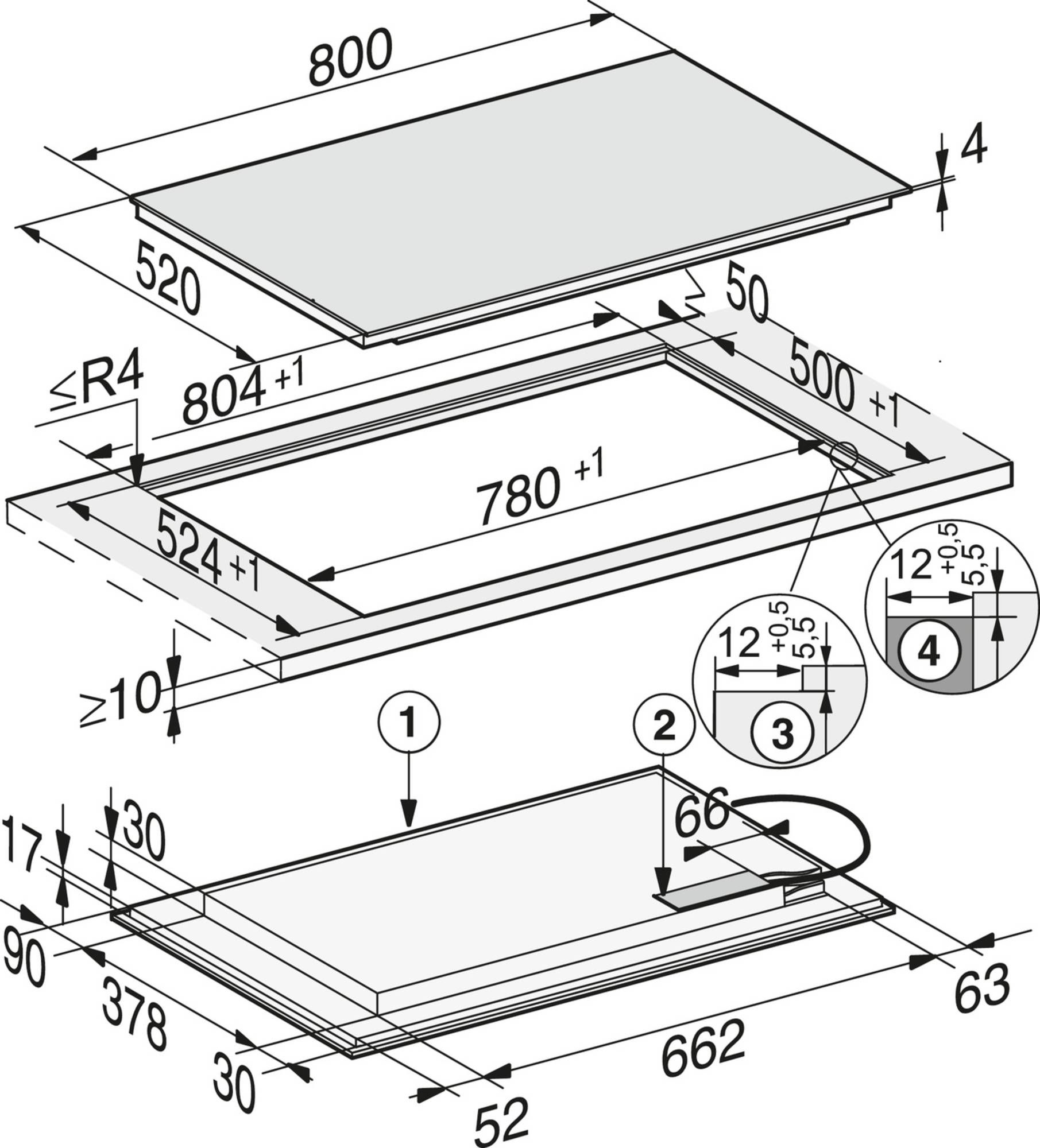 Miele kookplaat KM7575FL afbeelding 3