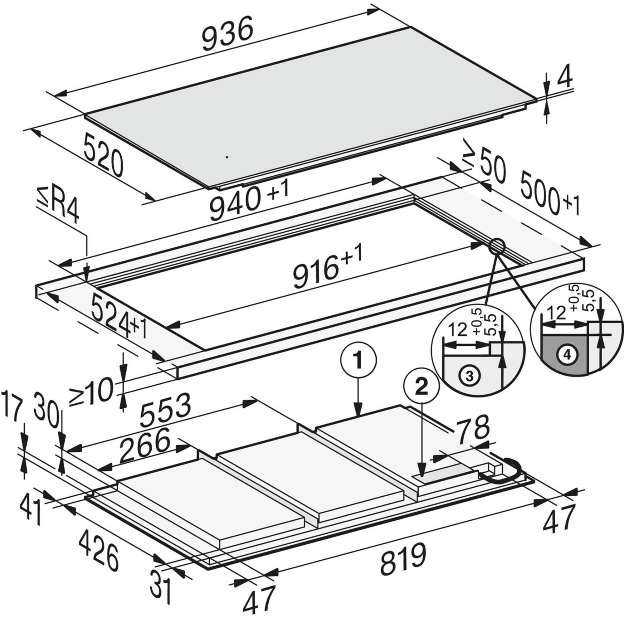Miele KM7897FL inbouw kookplaat afbeelding 5
