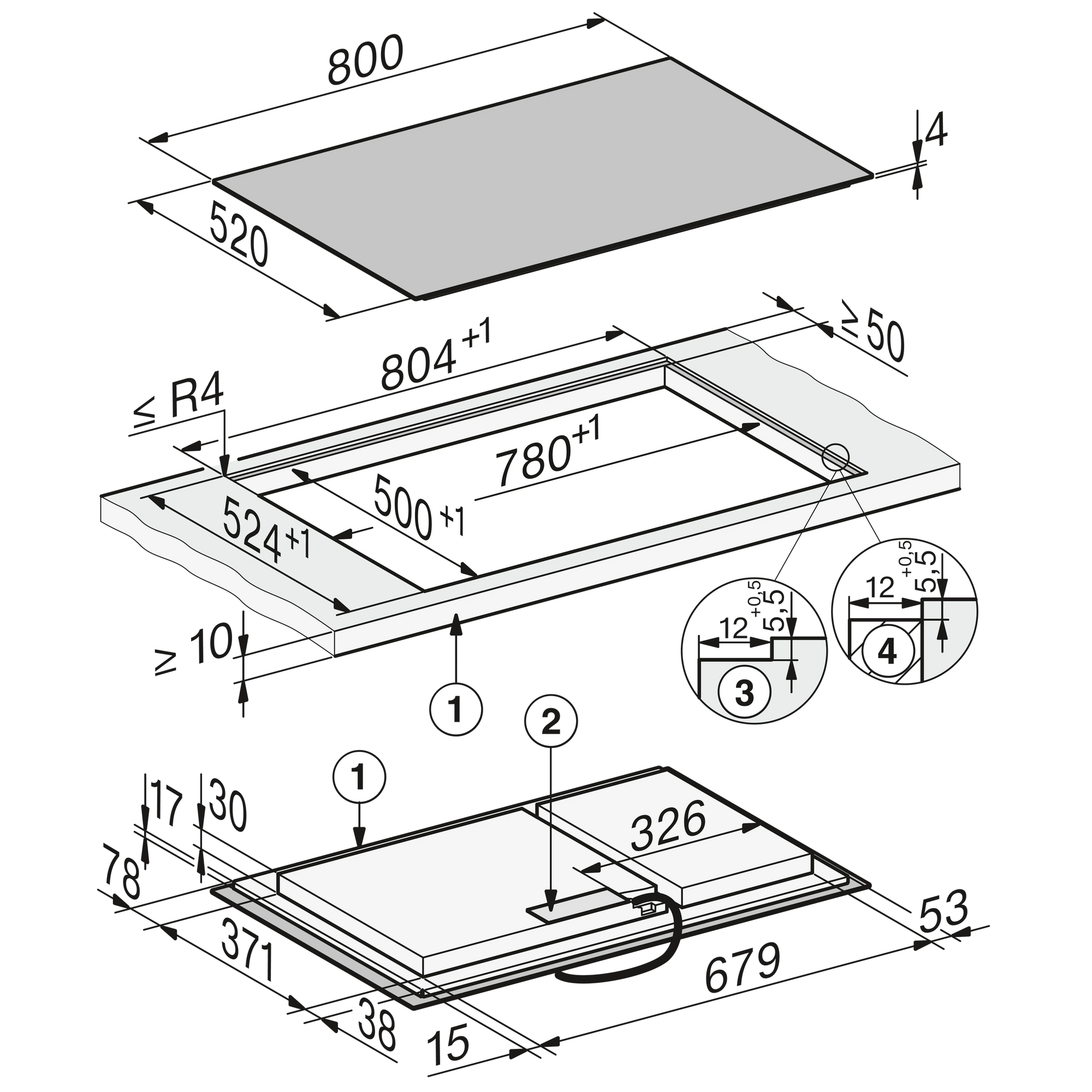 Miele KM8484FLSW inbouw kookplaat afbeelding 5