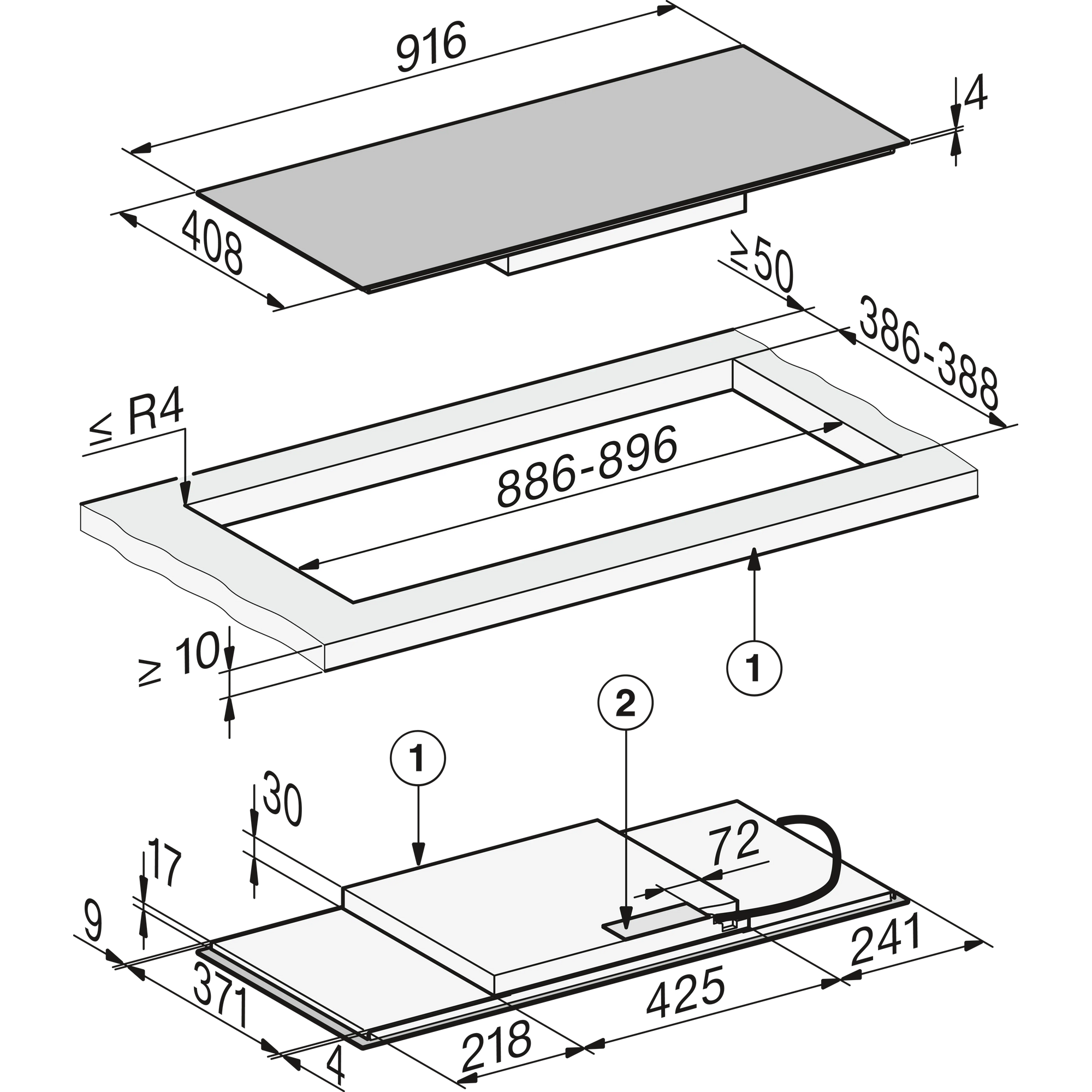Miele KM8575FLSW inbouw kookplaat afbeelding 5