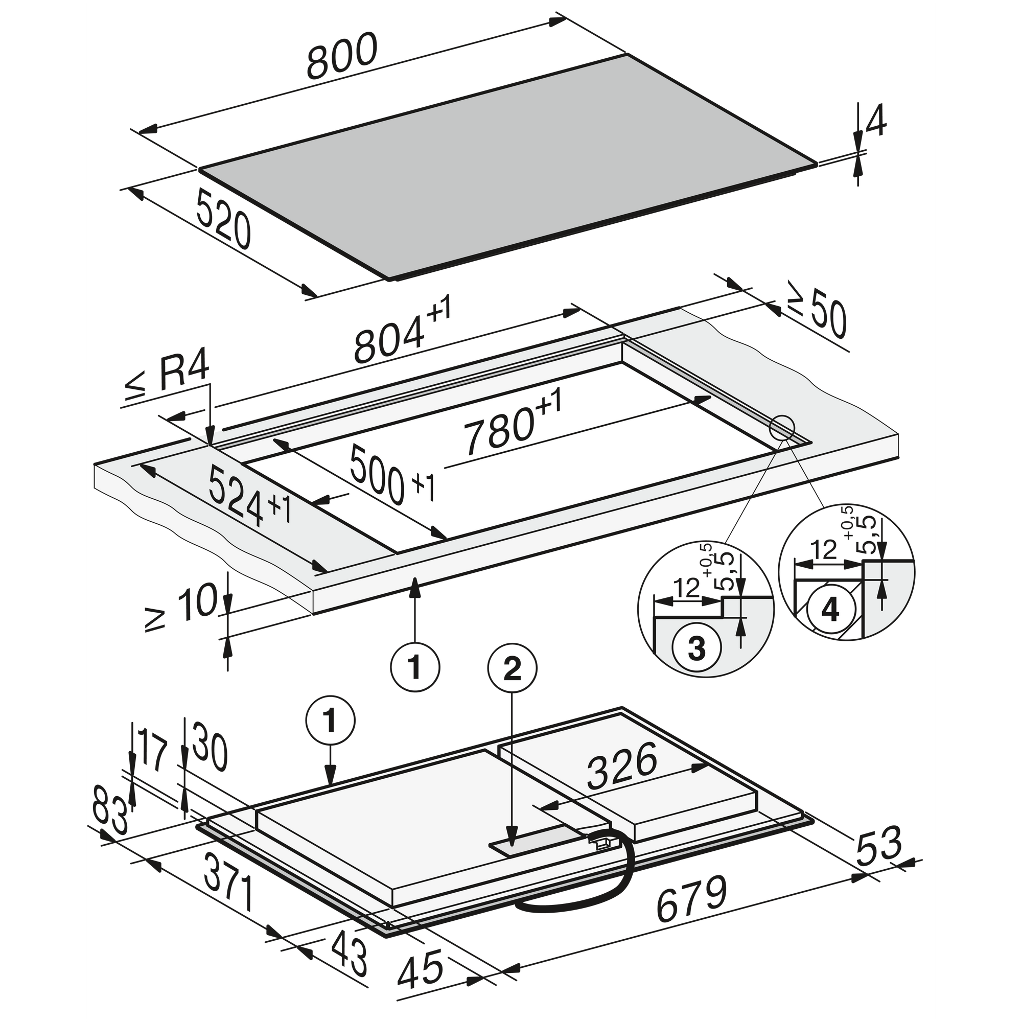 Miele KM8585FLMASW inbouw kookplaat afbeelding 5