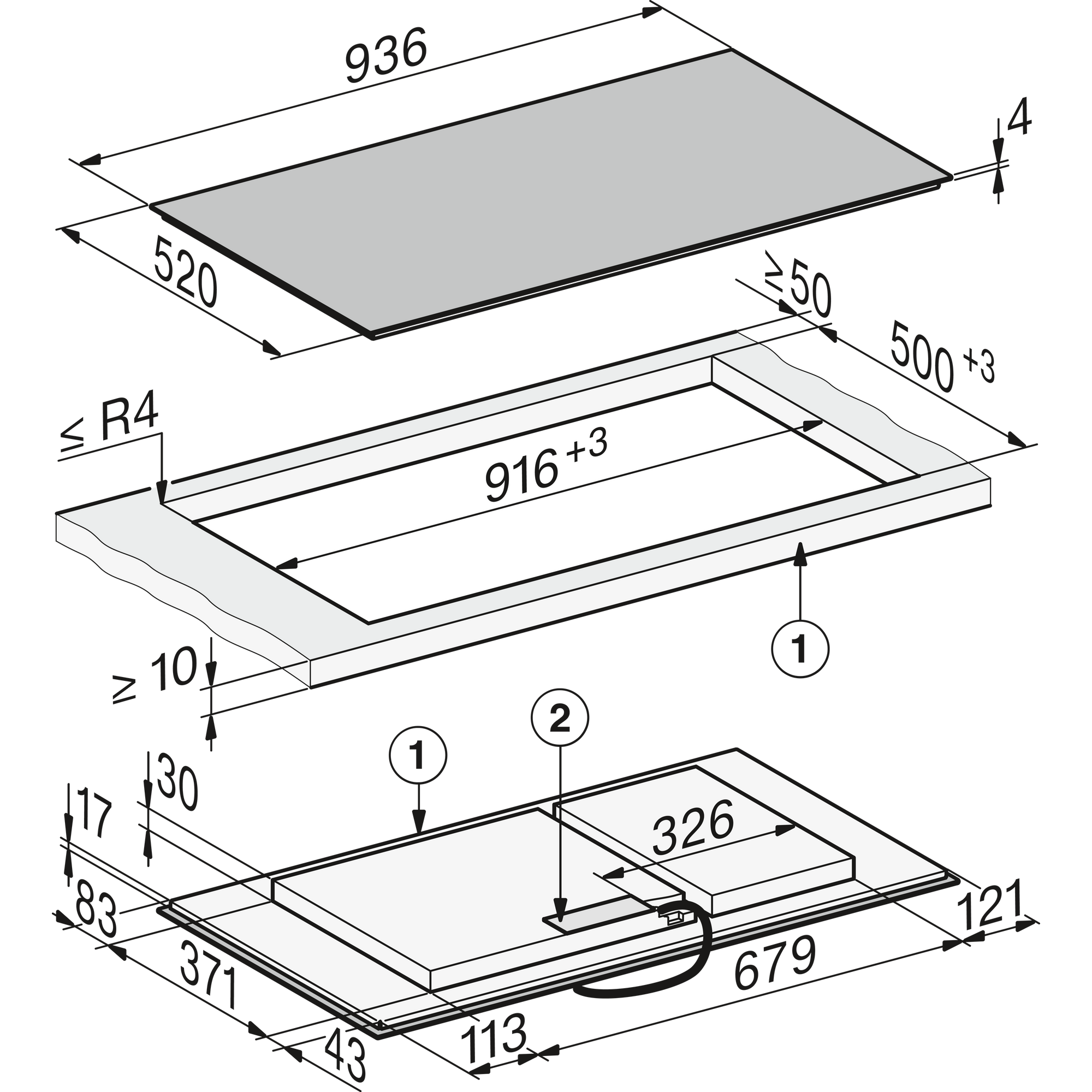 Miele KM8595FLMASW inbouw kookplaat afbeelding 5