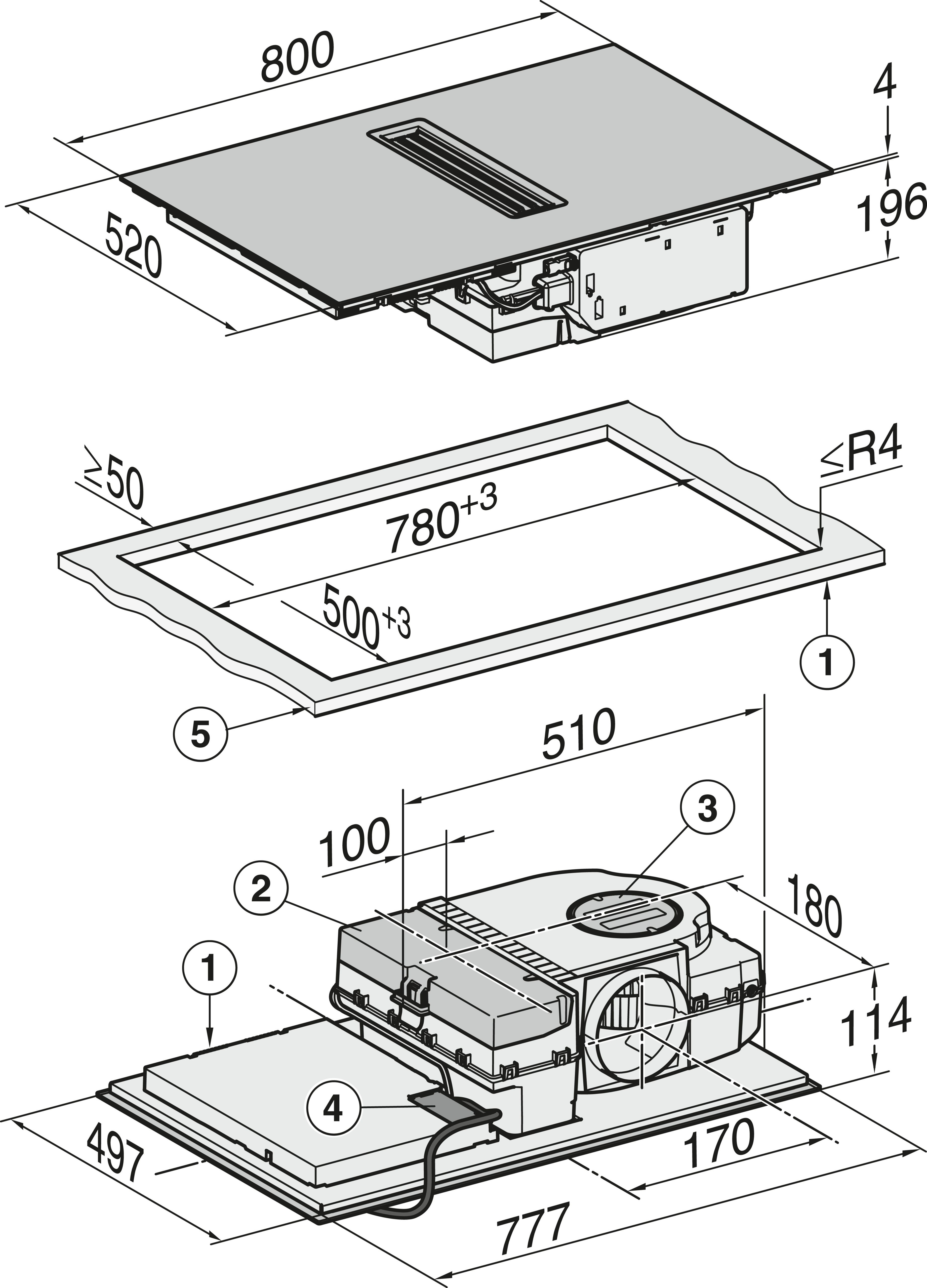 Miele kookplaat inbouw KMDA7473FR-A afbeelding 4