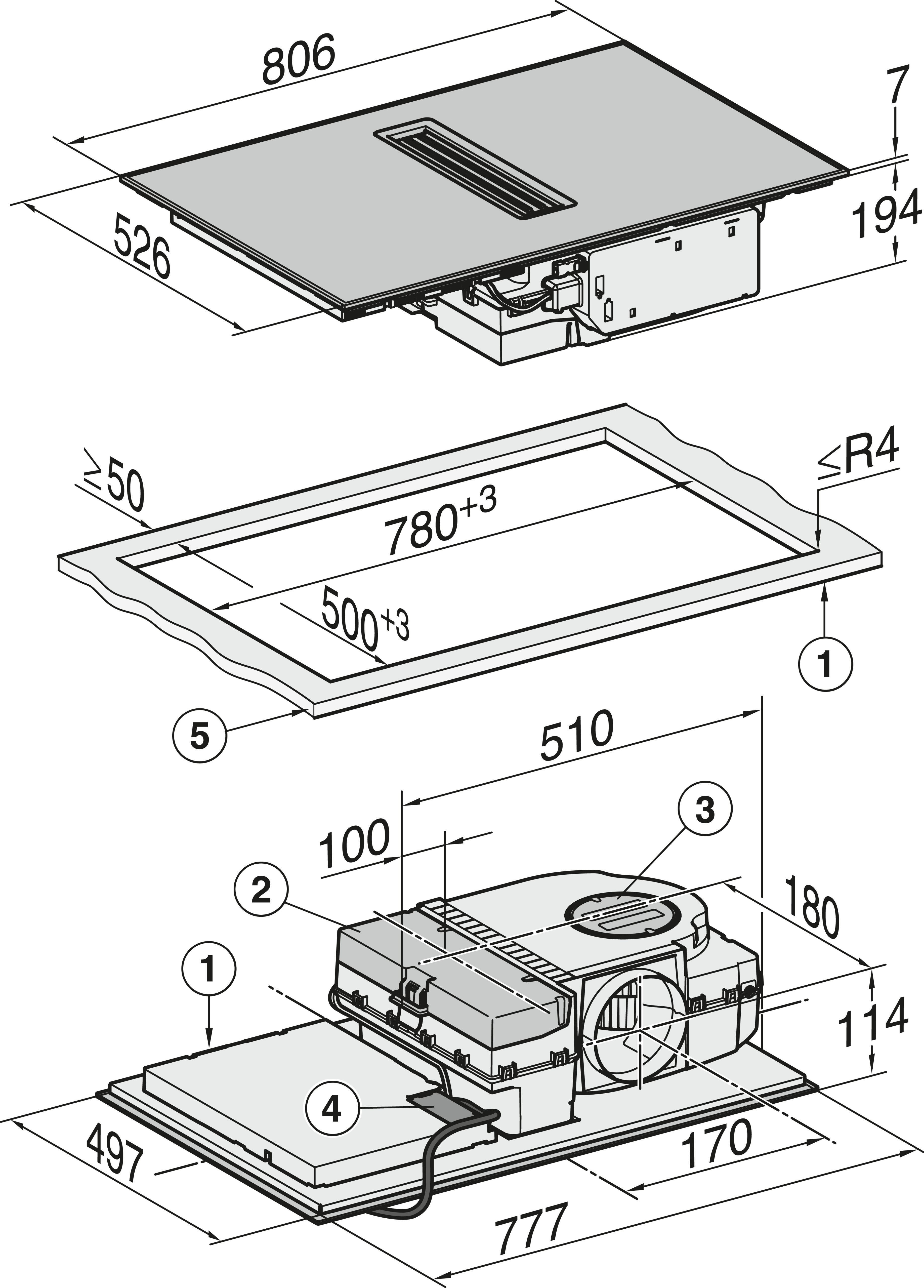 Miele KMDA7473FR-U inbouw kookplaat afbeelding 5
