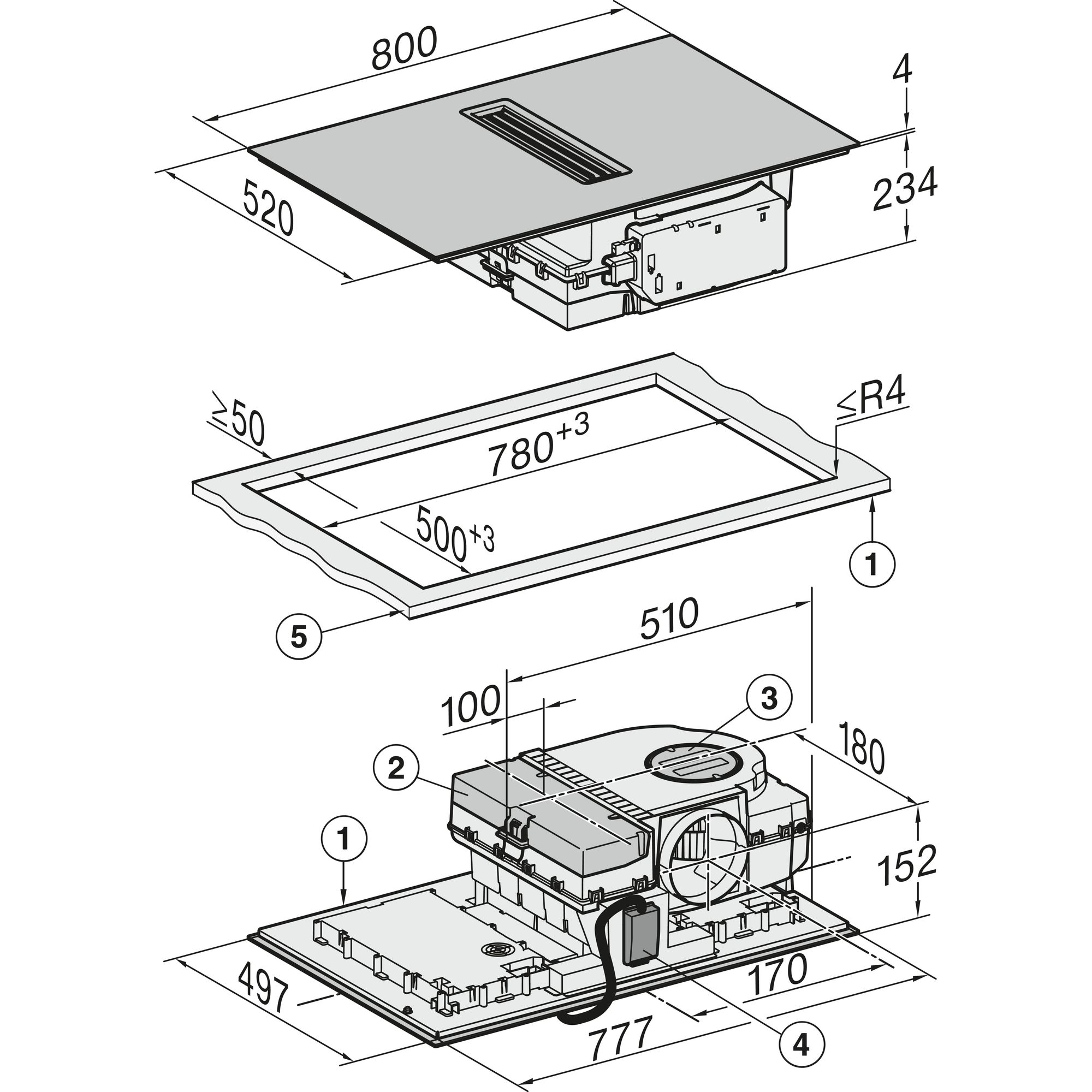 Miele KMDA7676FLU inbouw kookplaat afbeelding 5