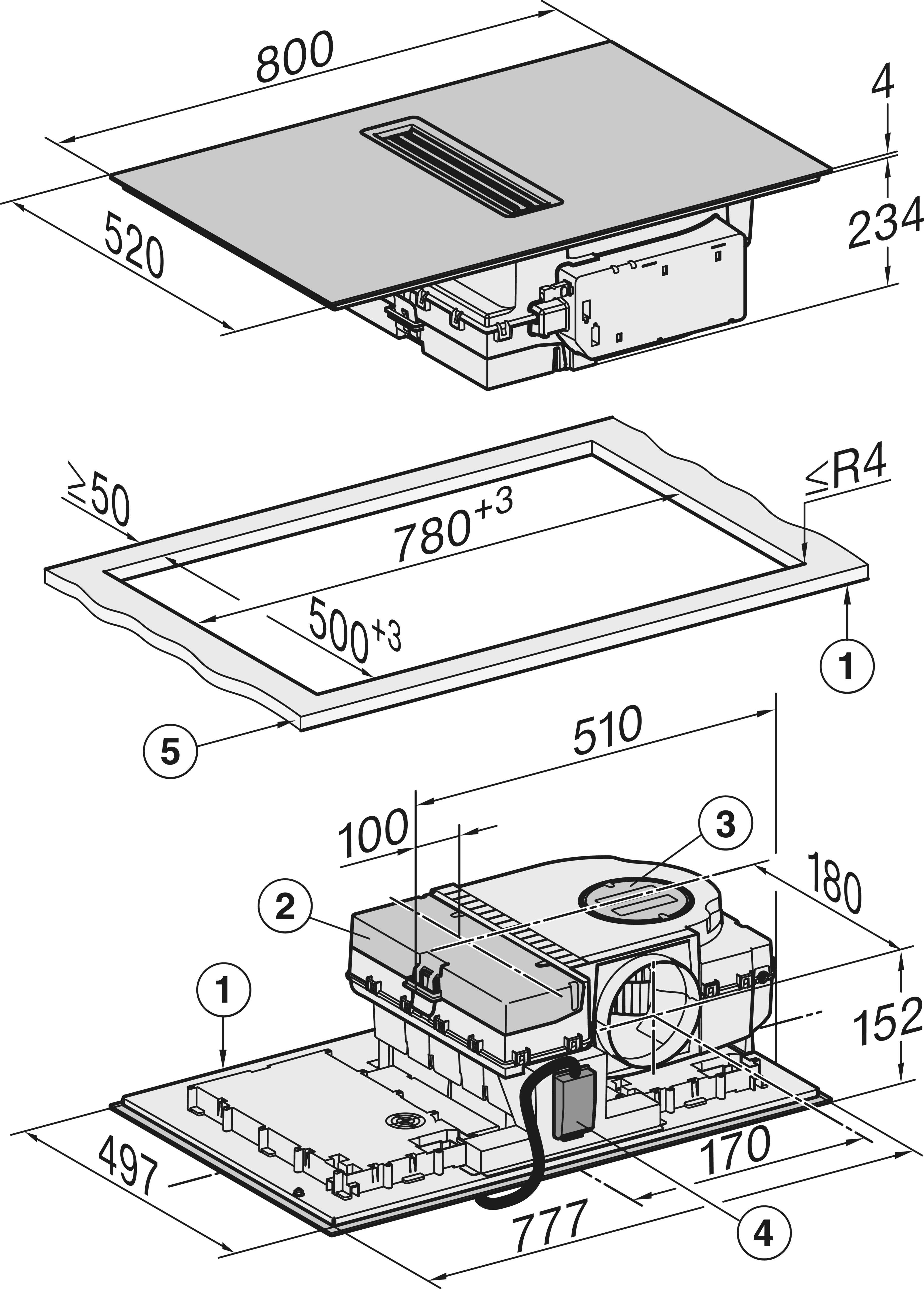 Miele KMDA7676FL-USW inbouw kookplaat afbeelding 5