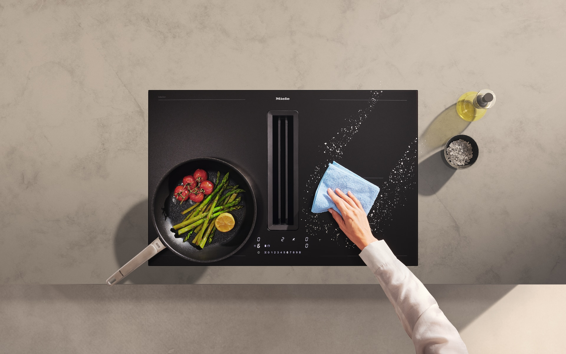 Miele KMDA7876FLAMASW inbouw kookplaat afbeelding 5