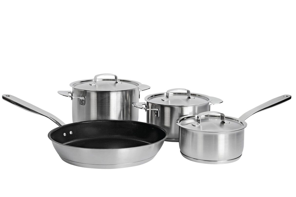 Miele KMTS5704-2 Fiskars All Steel pannen set (1,5 l/2,