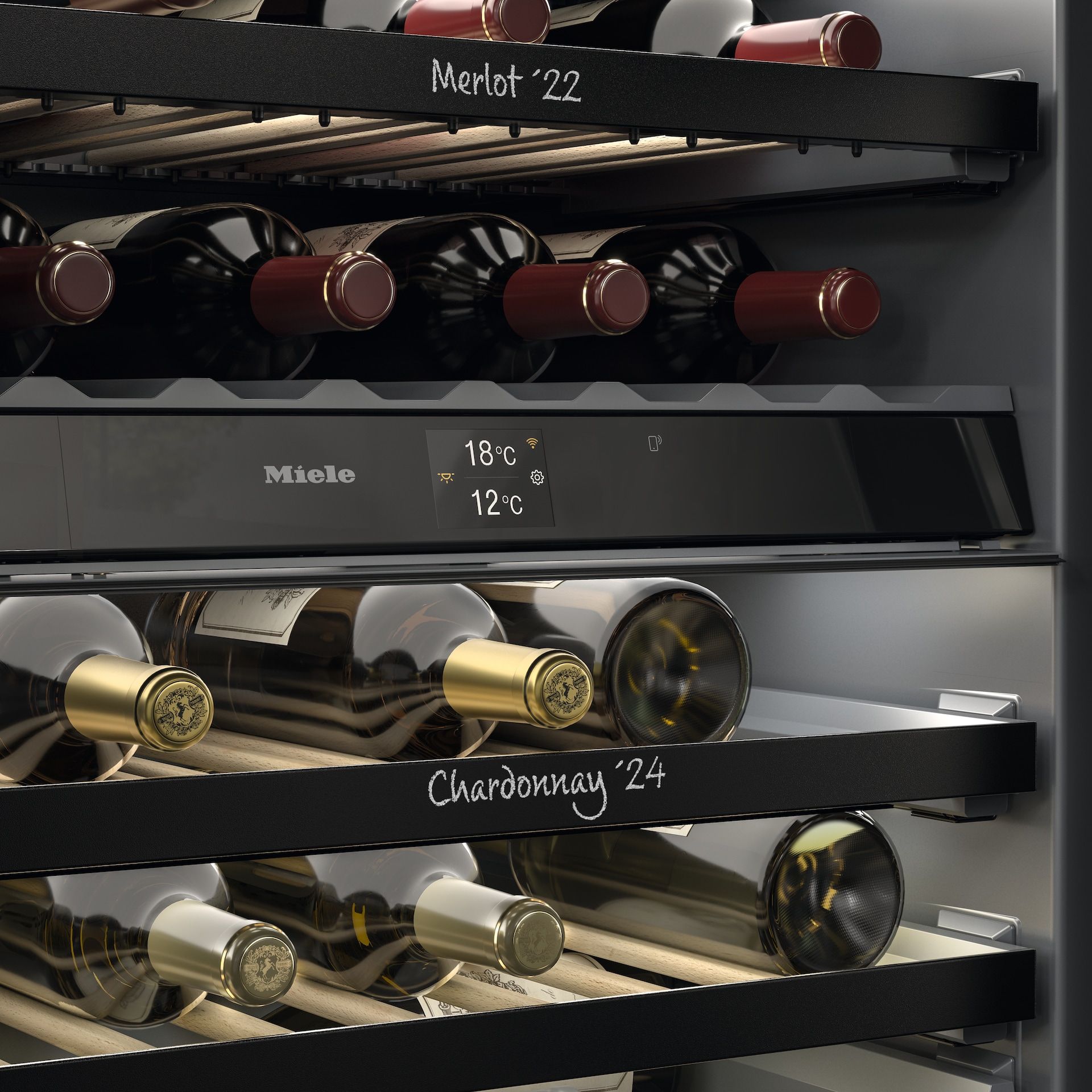 Miele wijnkast KWTUS7074FOBSW afbeelding 3