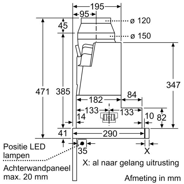 Neff D49ML54X1  afzuigkap afbeelding 5