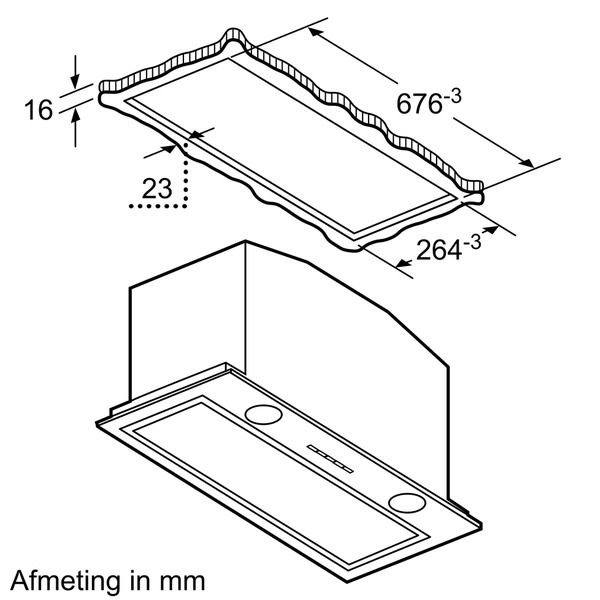 NEFF afzuigkap  D57MH56N0 afbeelding 4