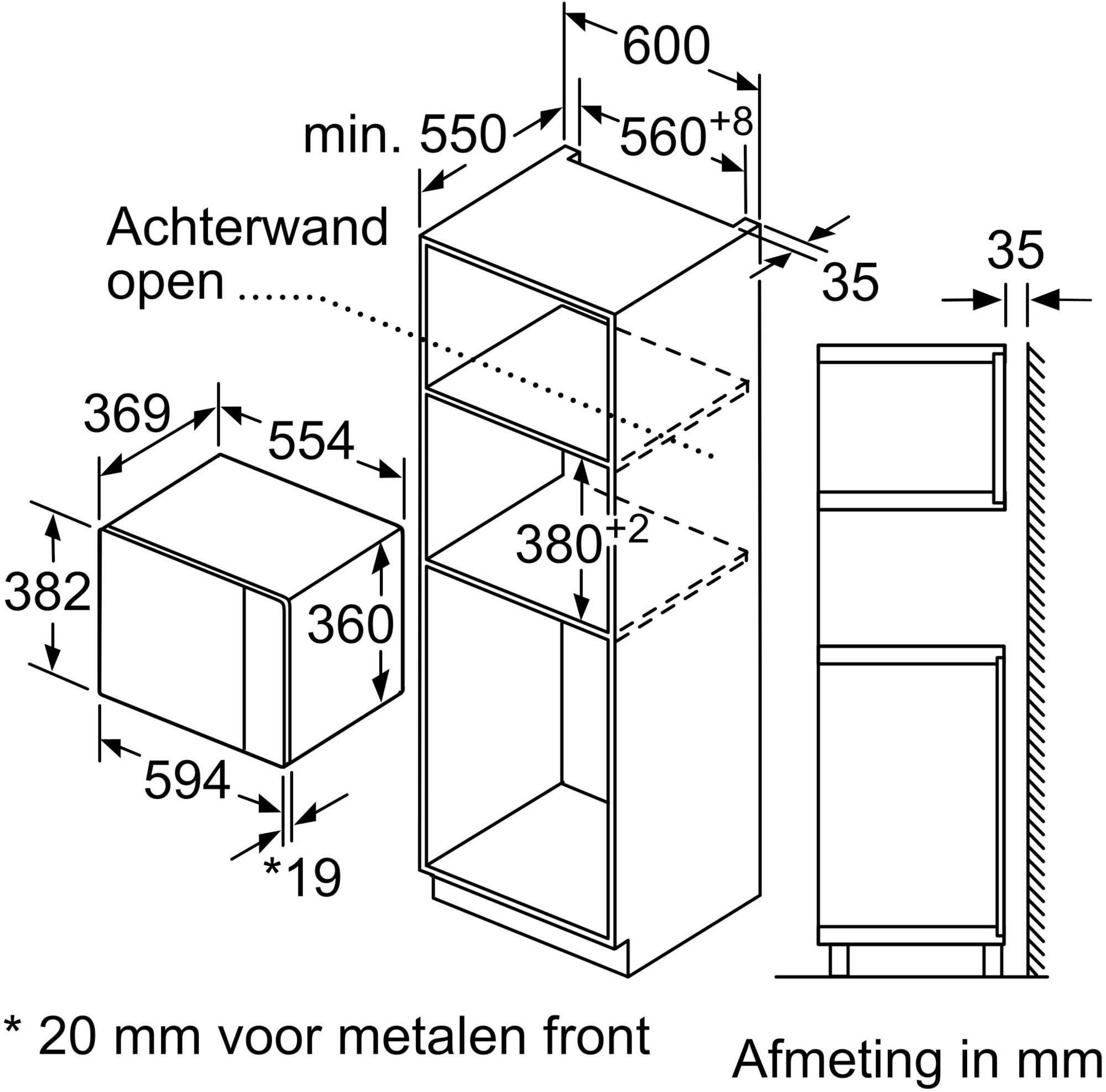 Neff HLAGD53G0 inbouw magnetron afbeelding 5