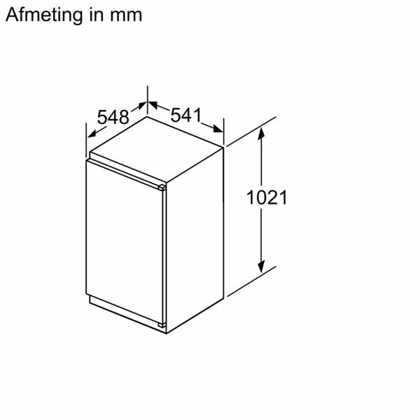 Neff koelkast inbouw KI1311SE0 afbeelding 4