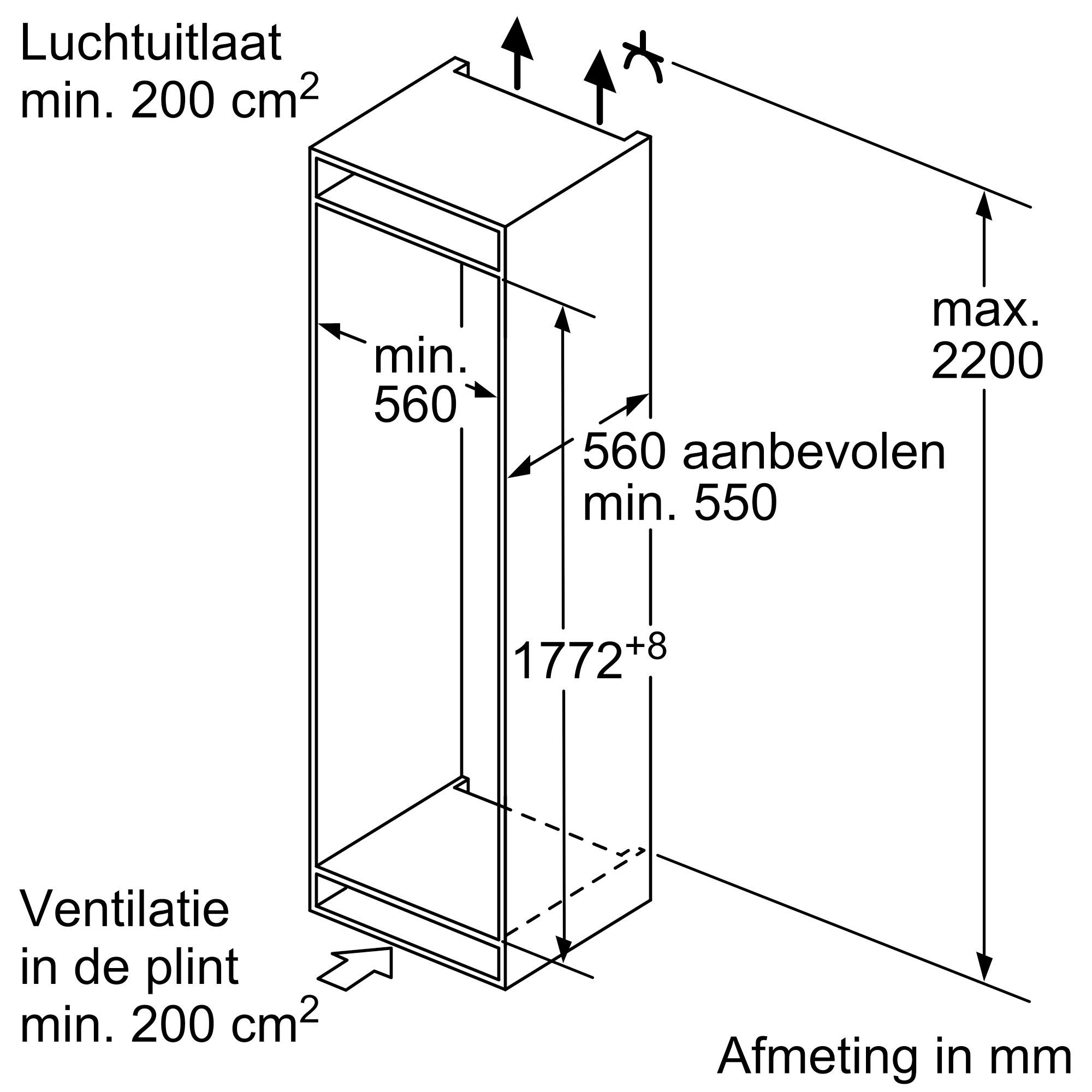 Neff KI7861FE0 inbouw koelkast afbeelding 5
