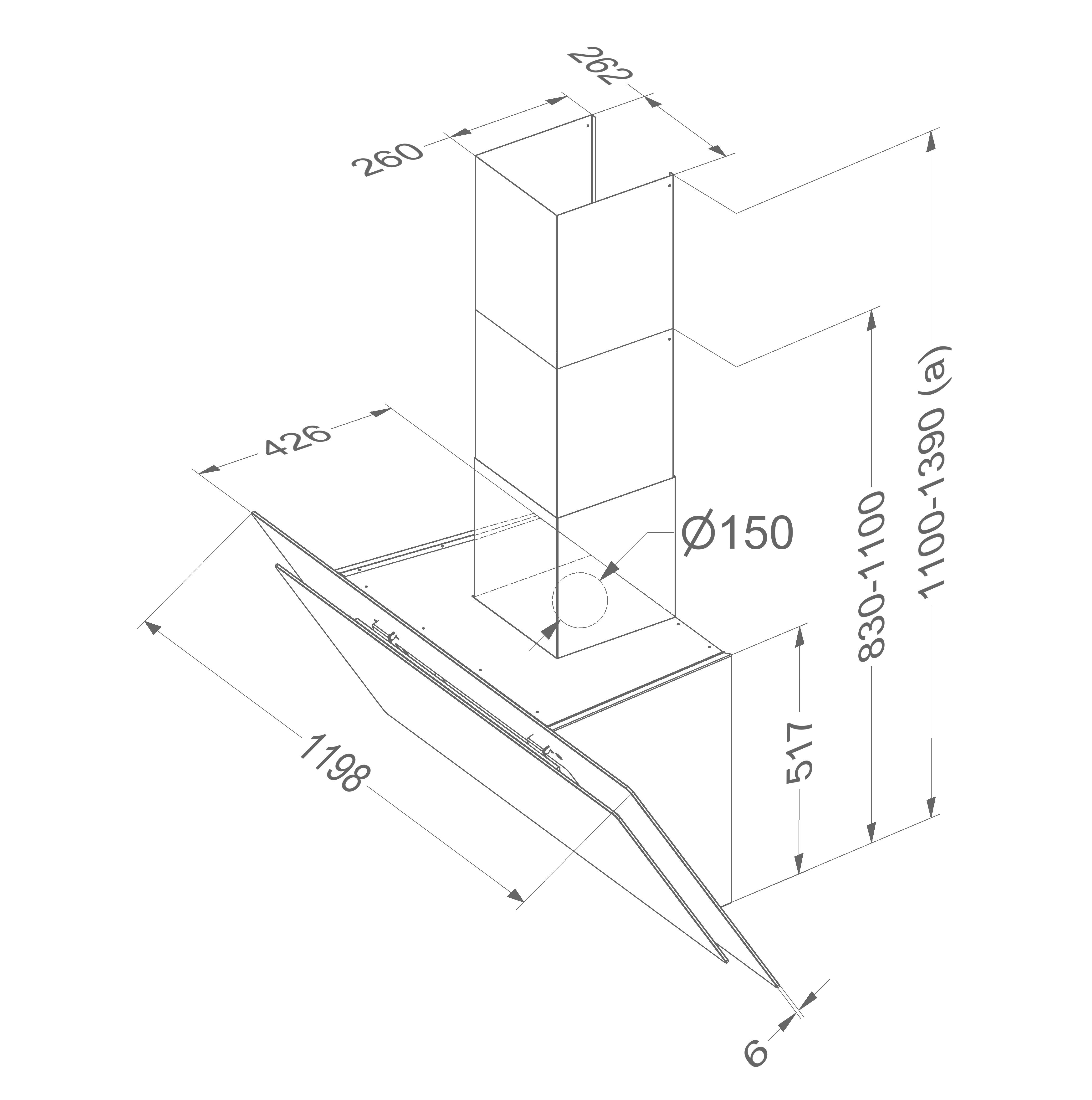 Novy afzuigkap 7840 afbeelding 3