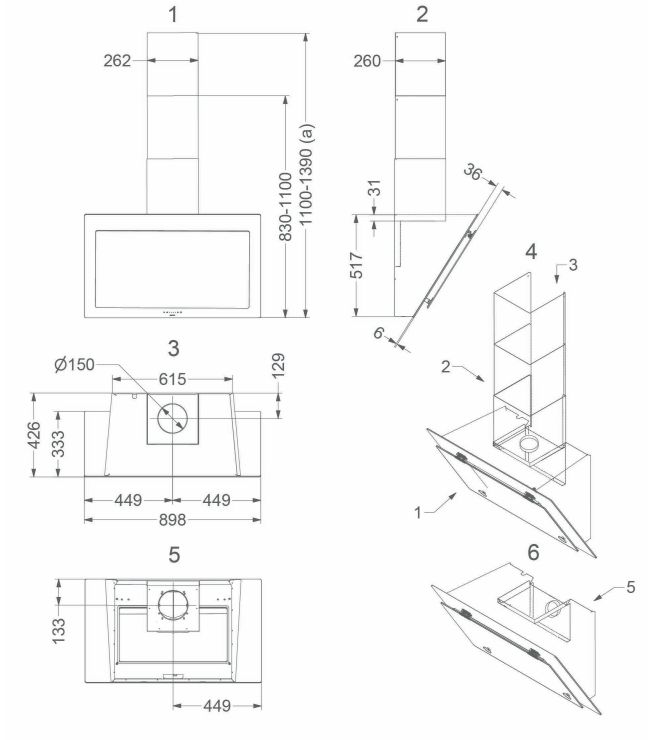 Novy 7858  afzuigkap afbeelding 5