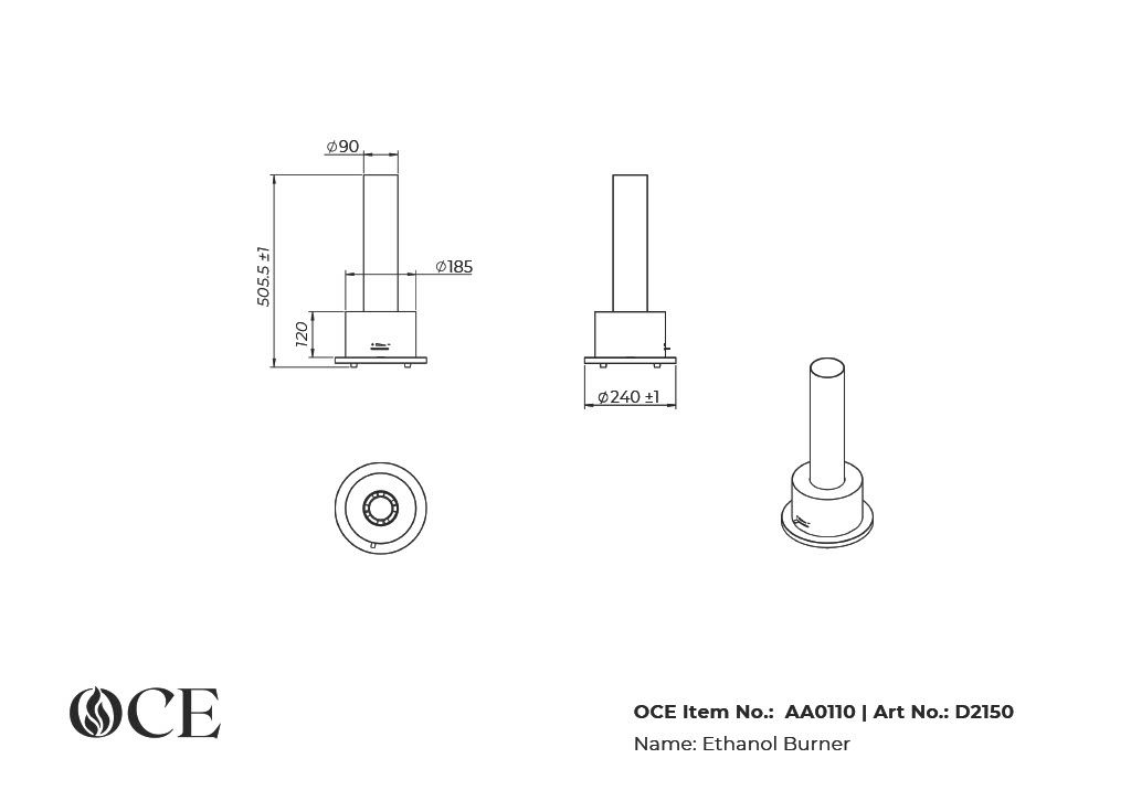 OCE onderdeel AA0110 afbeelding 3