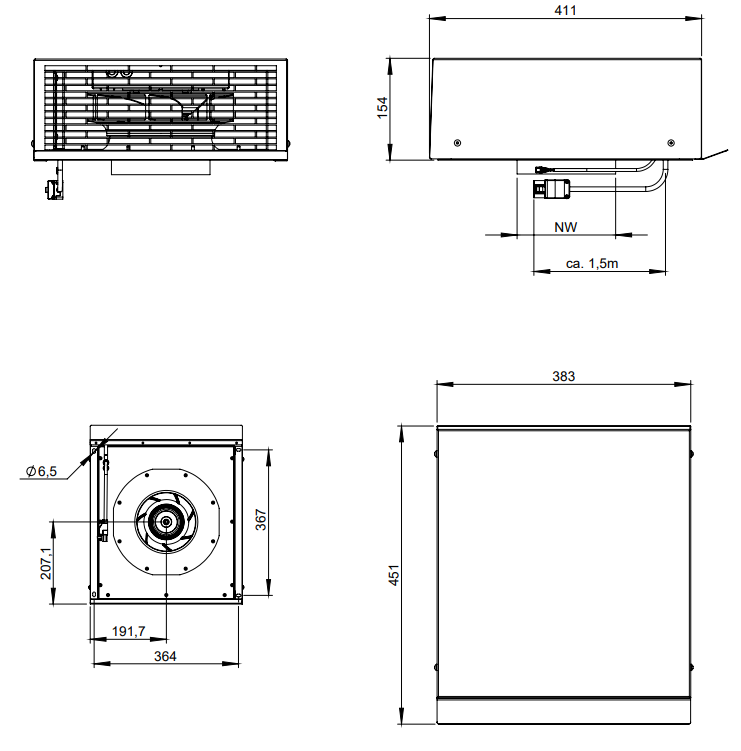 Opera onderdeel AG801FED150 afbeelding 3
