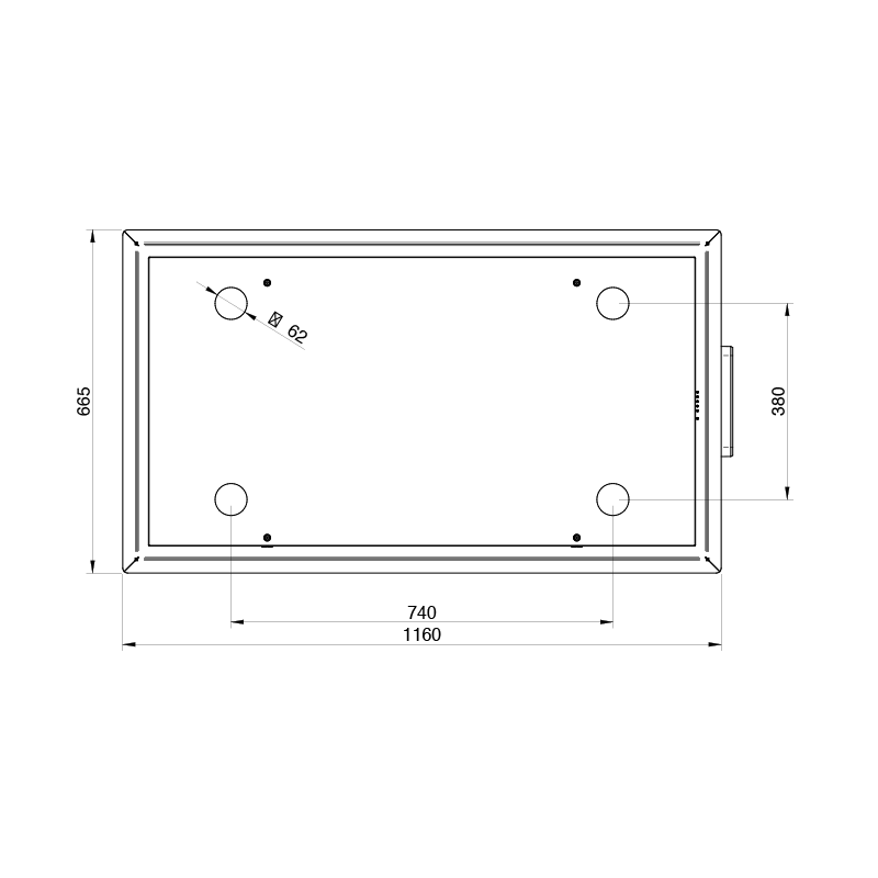 Opera afzuigkap CCA116B1 afbeelding 3