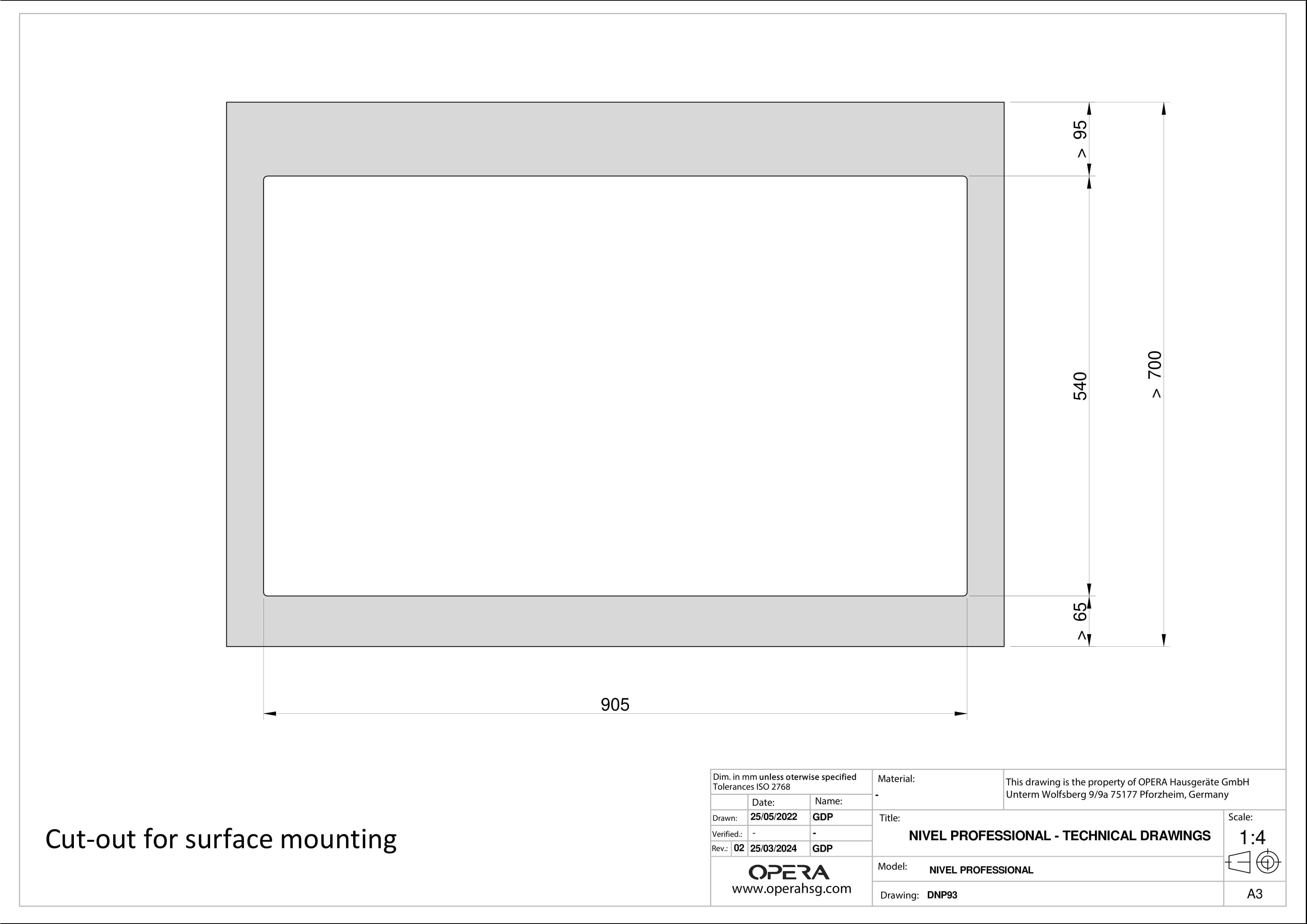Opera DNP93C210 inbouw kookplaat afbeelding 5